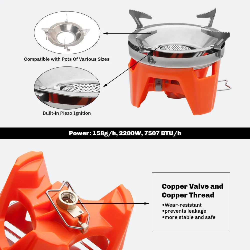 Fire Maple X2 Outdoor Gas Stove Burner Tourist