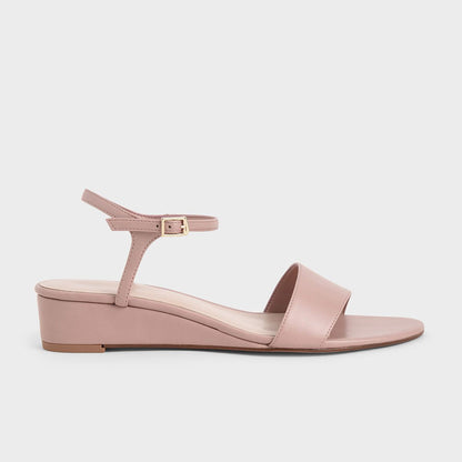 Asymmetric Wedge Sandals
