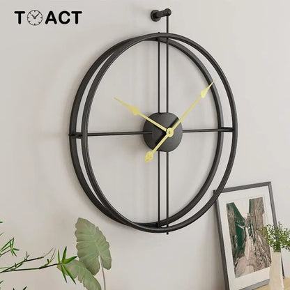 Nordic Luxury Large Wall Clock Modern Design