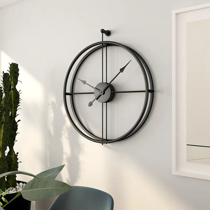 Nordic Luxury Large Wall Clock Modern Design
