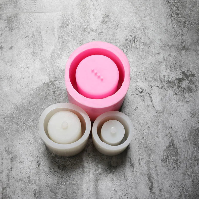 Silicone molds Round flower pot molds Concrete Vase