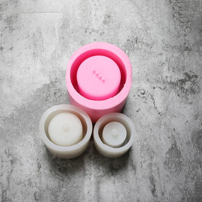 Silicone molds Round flower pot molds Concrete Vase