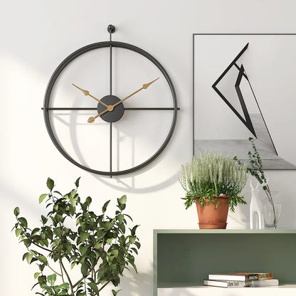 Nordic Luxury Large Wall Clock Modern Design