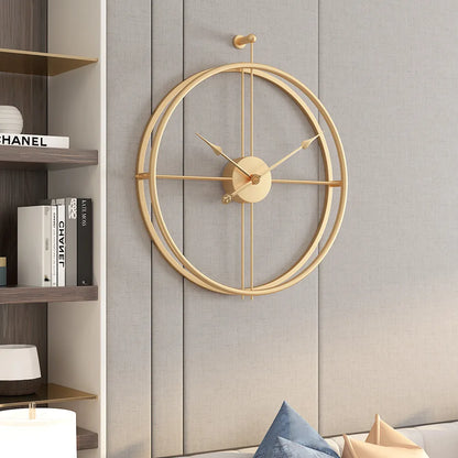 Nordic Luxury Large Wall Clock Modern Design
