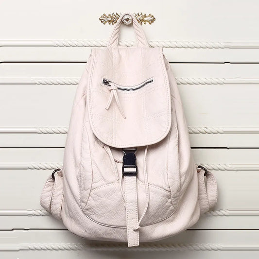 Luxury Famous Brand Designer Washed Leather