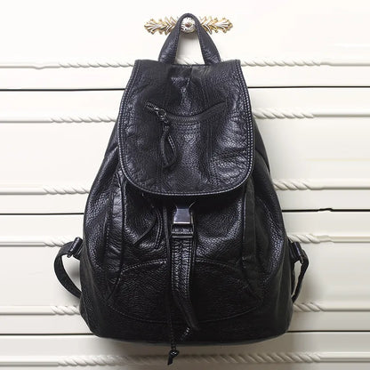 Luxury Famous Brand Designer Washed Leather