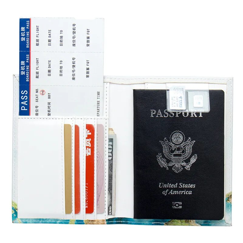 New World map Travel scenery