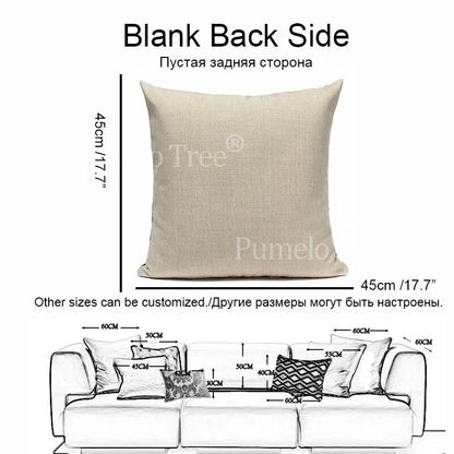 Deer Tree Bohemian Yellow Cushion