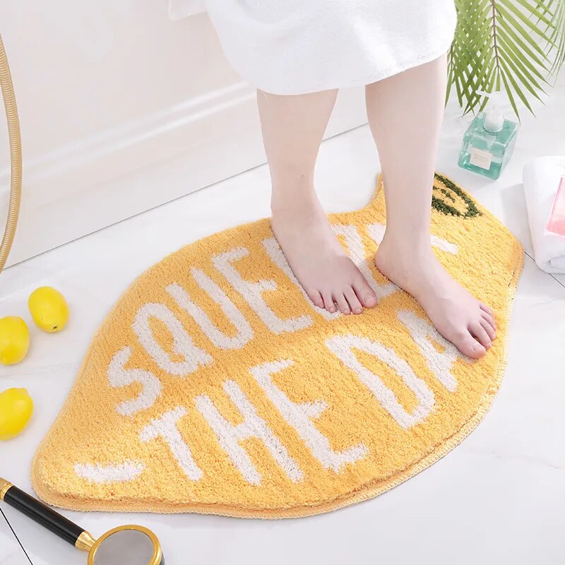 Flocking Fruit Peach Lemon Shape Home Entrance