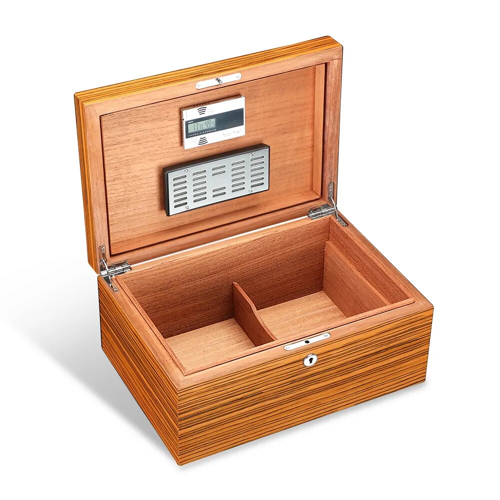 Large Capacity Humidor Cigar Box Cedar Wood