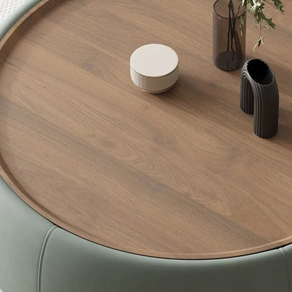 Minimalist Cute Side Table Wood Round Aesthetic